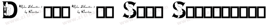 Darrians Sexy Silouettes字体转换